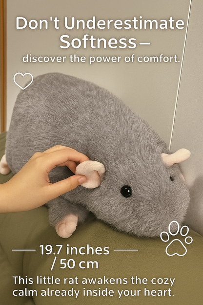 "Cuteness Overload Detected" - Cute Fluffy Rat