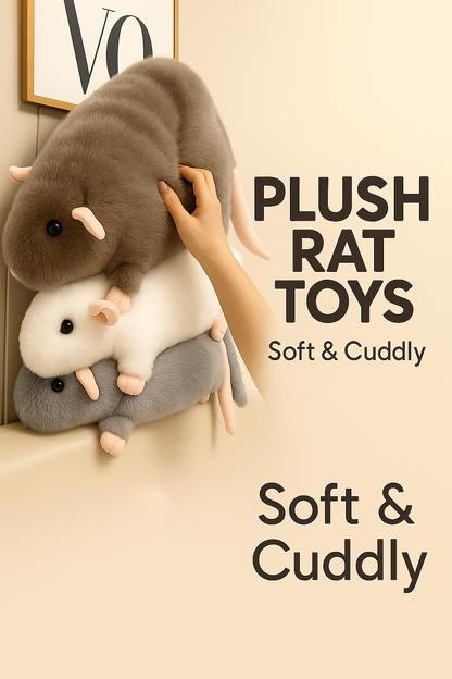 "Cuteness Overload Detected" - Cute Fluffy Rat