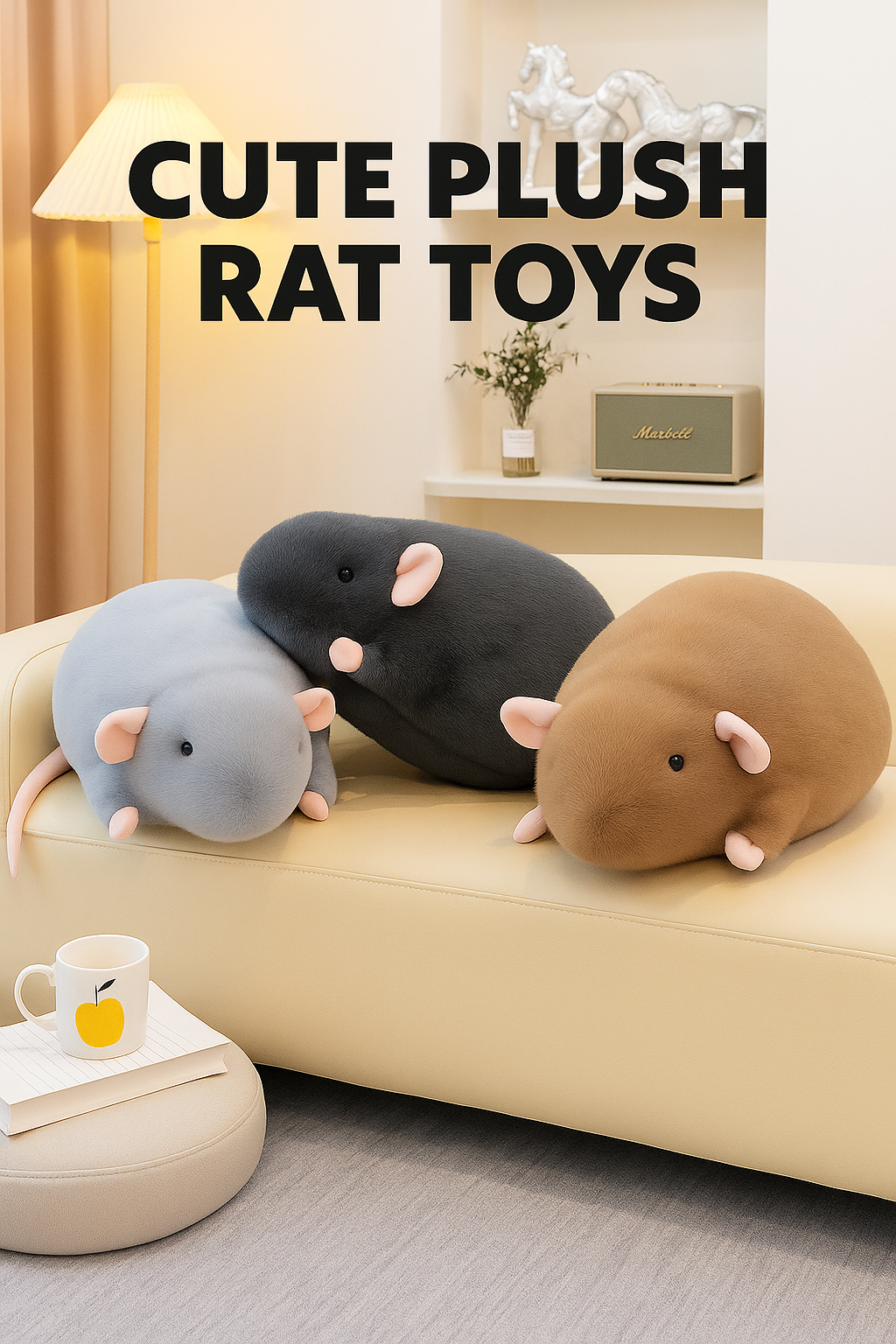 "Cuteness Overload Detected" - Cute Fluffy Rat